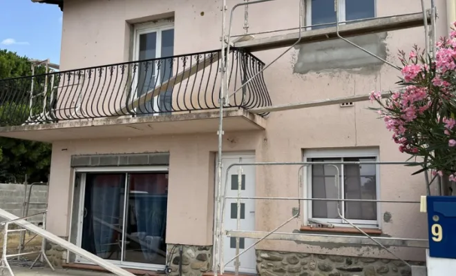 Rénovation de façade, Rivesaltes, Roussel Façade