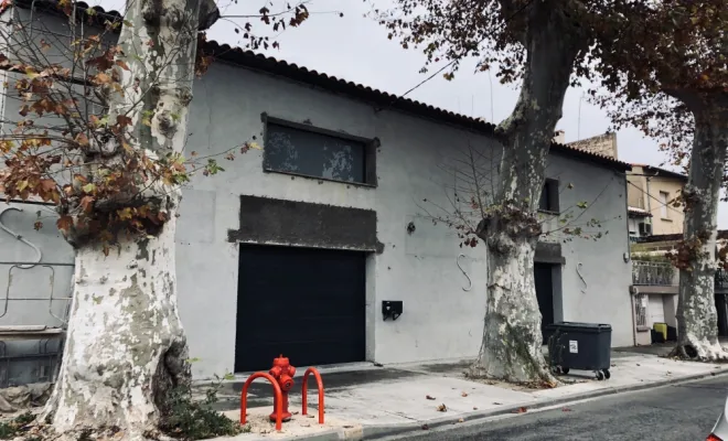 Finition talochée à Rivesaltes , Roussel façade 
